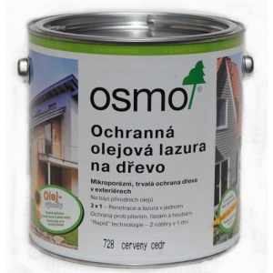 Ochranná olejová lazura 2,5l Osmo Color